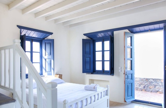 Ruhe und spirituelle Patmos Villa, 4BR, 150m Meer.