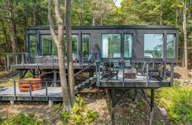 Camp Double Oak Modern Lakeside Retreat