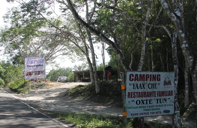 Campamento Yaaxche en Calakmul