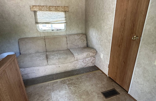Camper located in the heart of Burr Oak State Park