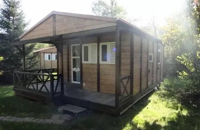 Camping La Roche d'Ully **** - Cottage Gabelou 3 Zimmer 4 Personen