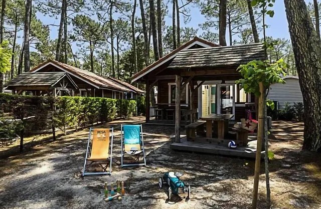 Camping Le Vieux Port ***** - Chalet 3 Zimmer 4/5 Personen