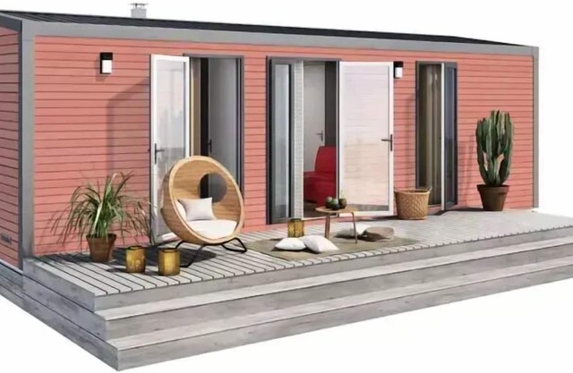 Camping Le Moulin **** - Klimatisiertes Premium Cottage 3 Zimmer 4 Personen