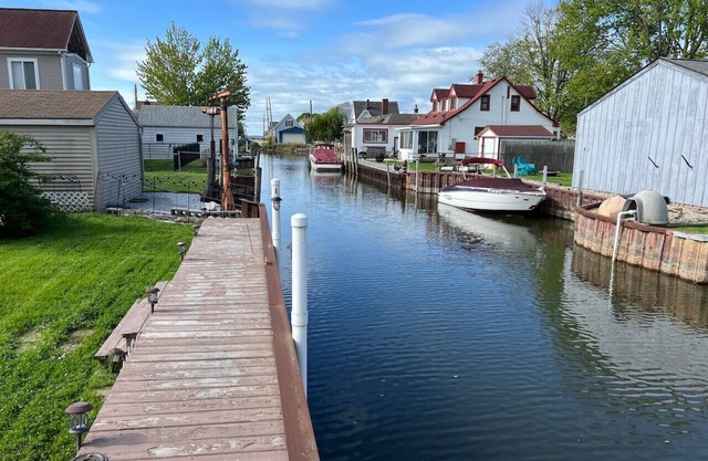 Canal front bungalow