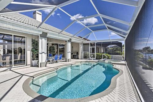 Canalfront Pool and Hot Tub Home in Cape Coral