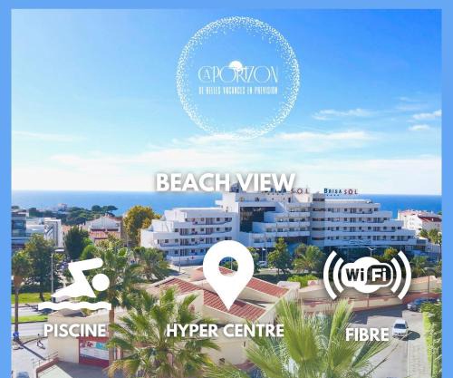 Caporizon-Albufeira-Vue Panoramique Mer-Hyper Centre-4 personnes