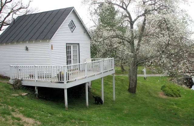 Carriage House..cozy cottage located at our winery at the base of Old Rag Mtn.