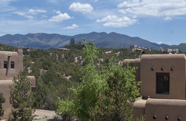 Casa de Cielo Azul is located off Tano Road with easy access to the Plaza