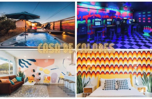 Casa De Colores w/ Arcade, hot tub + more - J Tree