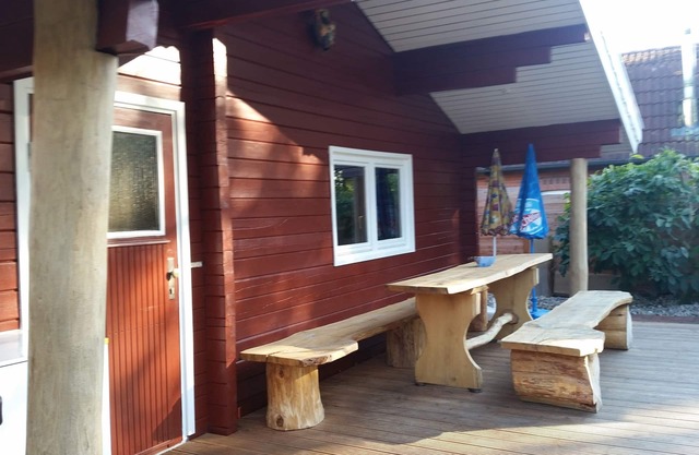 Ferienhaus mit Sauna,Grillkota und Badezuber direkt am Strand Heeder See !