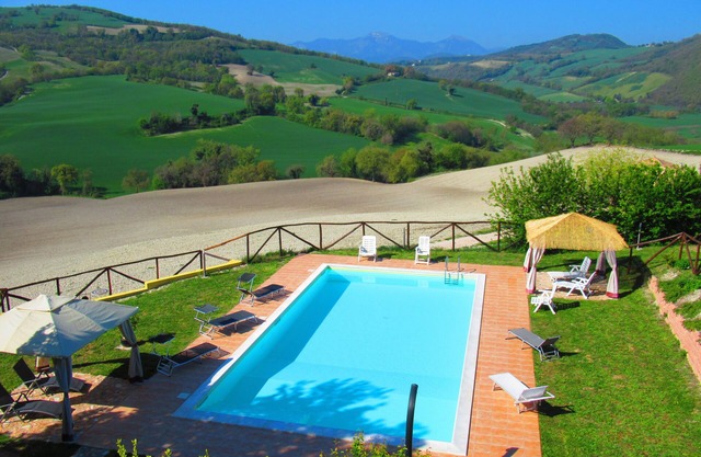 Casa dei Sogni d'Oro - Wohnung San Pietro mit pool 12x6 m - Panoramablick