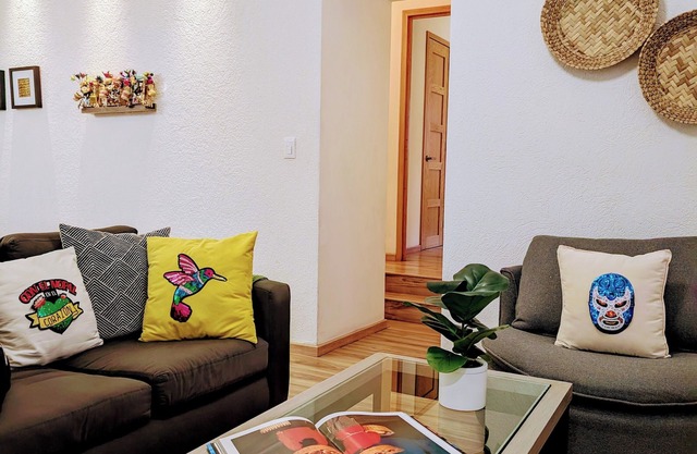 NEU!!Casa Donceles Pent House w / Balkone❤️Große Lage für Familie, Freunde.