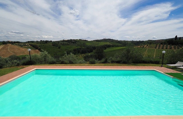 Casa Filippo, mit Panoramablick über die Hügel von San Gimignano