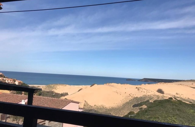 Casa Giogiò - large terrace with sea/sand dunes view