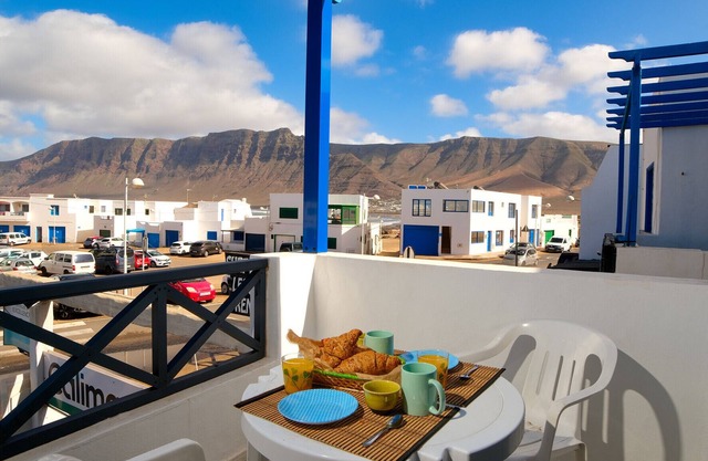 Casa Hespi-Blick auf den Famara-Strand