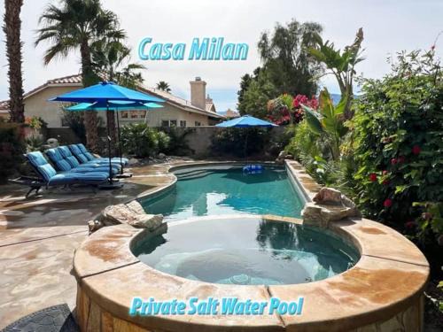 Casa Milan - Saltwater Pool - Mtn Views - La Quinta Home