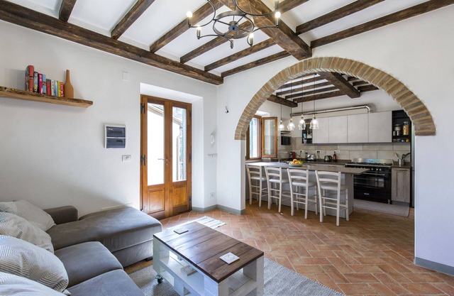 Casa Vinalia in den etruskischen Mauern von Cortona