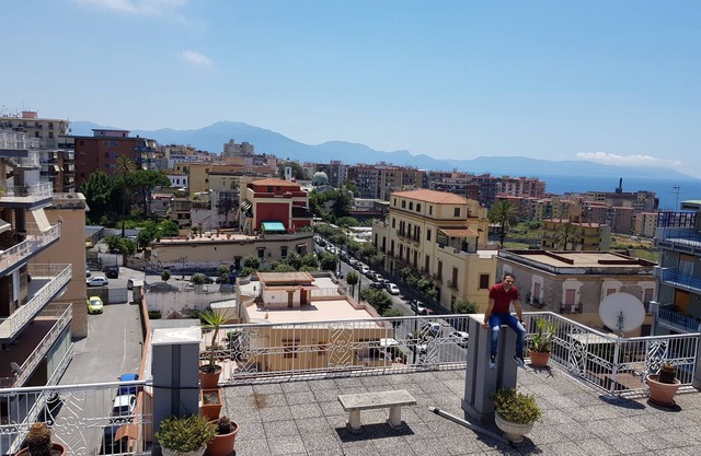CasaCondo@MARIA Enjoy your vacations in a cosy big space, MtVesuvius,Pompeii, sea