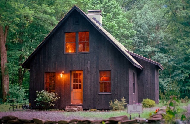 Catskills Cabin by River with Fire Pit
