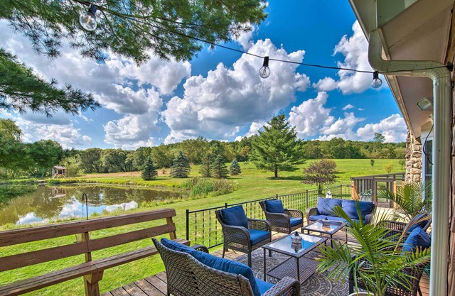 NEW! Catskills Farmhouse Getaway w/ Private Pond