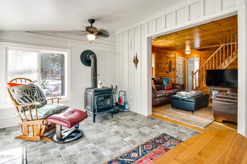 Center Ossipee Cabin with Game Room and Fire Pit!