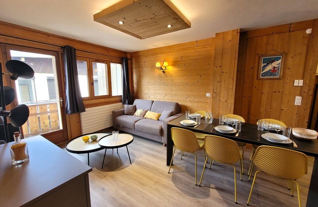 Helles 3-Zi.-Apartment für 6 Pers. im Herzen von Les Gets, 100m von den Pisten