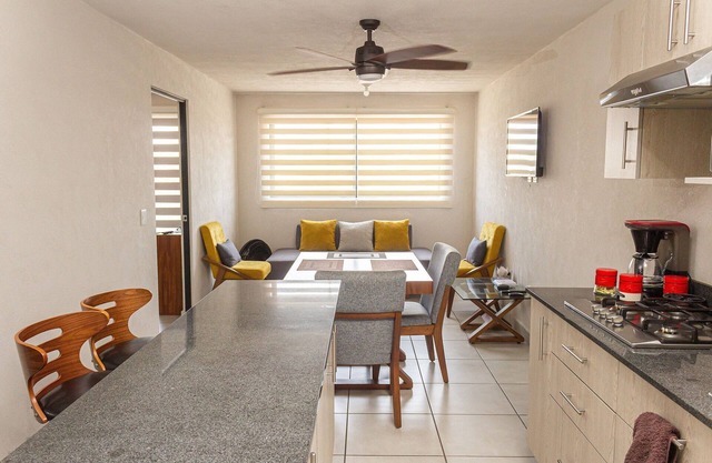 Central apartment near IMSS, H. Civil and CUCS