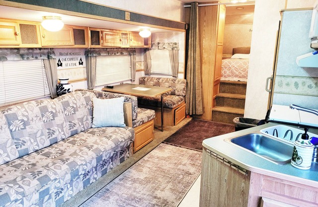 Centrally located Cozy RV with all the essentials in spacious secure gated area!