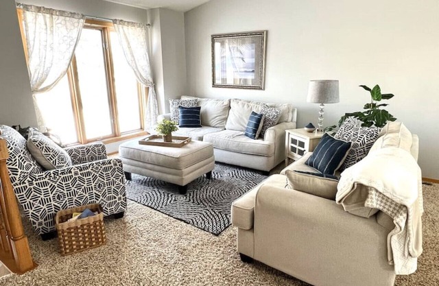 Centrally located home blocks from Bluemont lake