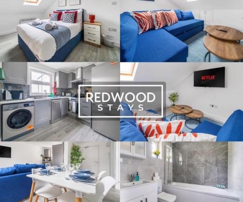 CENTRALLY LOCATED SERVICED APARTMENTS IN ALDERSHOT TOWN CENTRE, FREE WiFi, ITS PERFECT FOR BUSINESS STAYS, FAMILIES, RELOCATIONS, EXTENDED STAYS, AND EMERGENCY ACCOMMODATION by REDWOOD STAYS