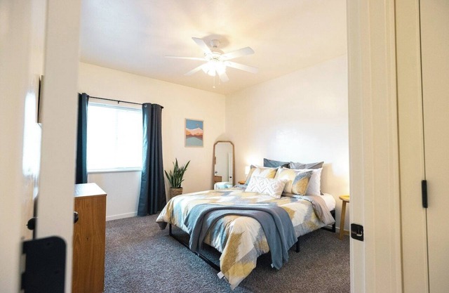Centrally-located two bedroom, two bathroom townhome with washer and dryer in a quiet neighborhood