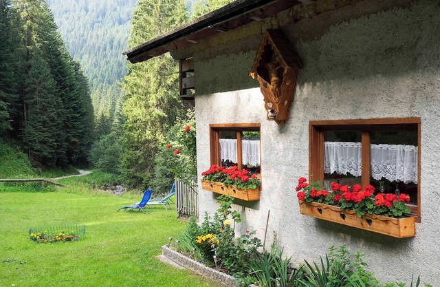 Chalet 'Baita Florinda' mit Bergblick, Garten und WLAN