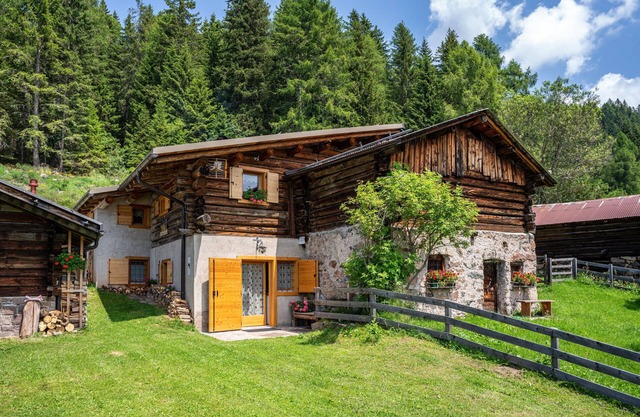 Chalet 'Baita Naibiz' mit Bergblick, privater Terrasse und WLAN