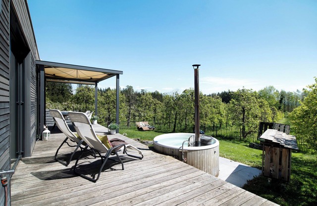 Chalet 'Bodensee Oberschwaben' mit privater Terrasse, privatem Garten und WLAN
