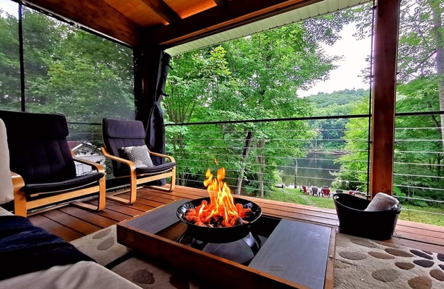Chalet de luxe Équinoxe - waterfront with Spa
