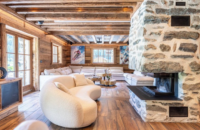 Chalet 'Gaston' mit Bergblick, Wi-Fi und Klimaanlage