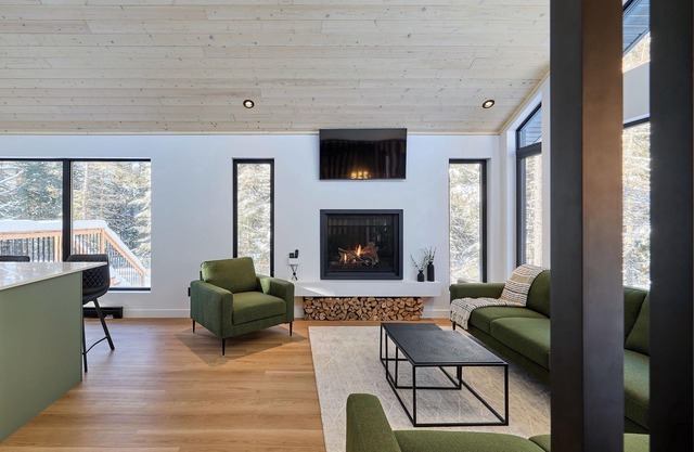 Chalet La Blanche, private spa
