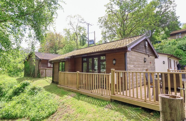 CHALET LOG CABIN C8, family friendly, with a garden in Combe Martin
