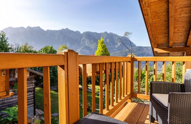 Chalet 'Maso Gigi' mit Bergblick, privatem Garten und WLAN