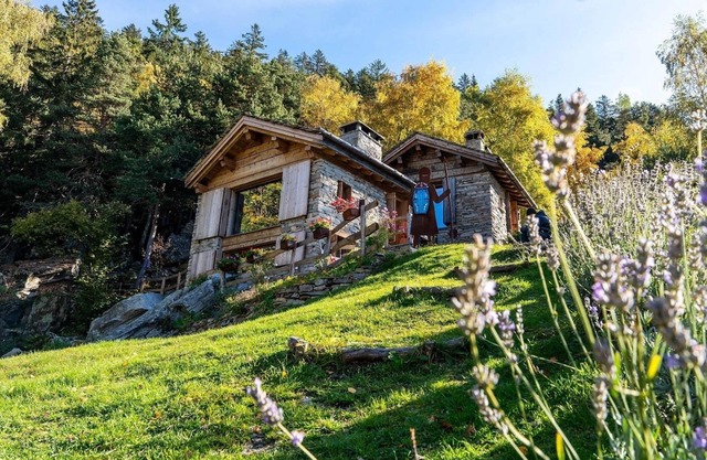 Chalet 'Panorama Res Albert' mit Bergblick, WLAN und Garten