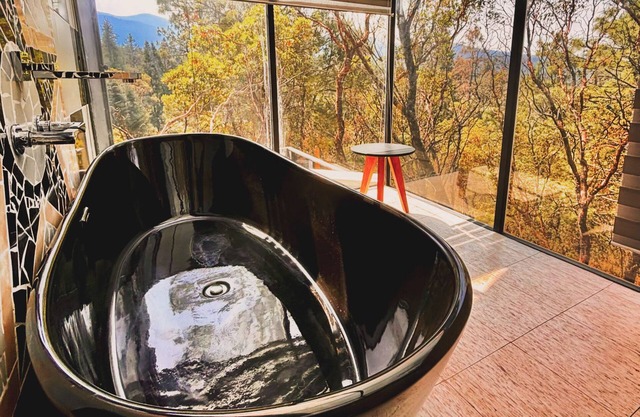 Chalet Panorámico EN EL Bosque CON Tina DE Baño