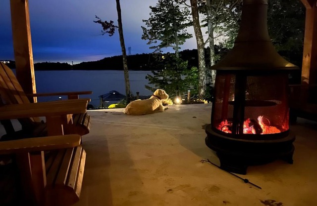 Chalet spa rivière saint Maurice