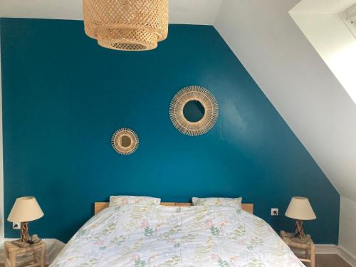 Chambre-appartement d hôtes de Kermoal-cuisine et sdb privées