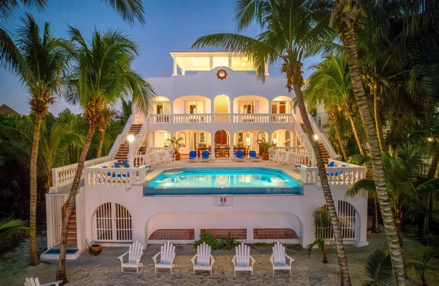 Chango Villa - Ocean Front - Privatstrand - 7 Schlafzimmer - Tauchen