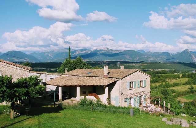 Character house with terraces, garden, views and peaceful mountain setting