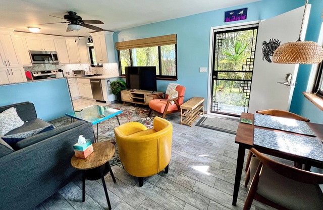 Charming 1-bedroom ground floor Ohana apartment in lovely Pāhoa with WiFi