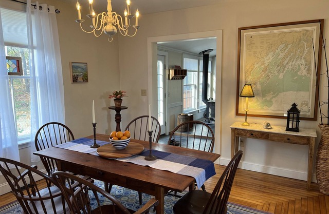 Charming 1850's home on the Royal River in Yarmouth Village Maine