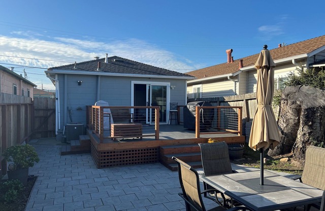 Charming 2-bedroom house in peaceful San Bruno with AC, WiFi, near downtown