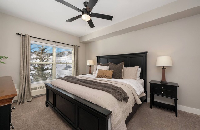 Charming 2-bedroom slope facing ski-in/ski-out condo in Granby Ranch.