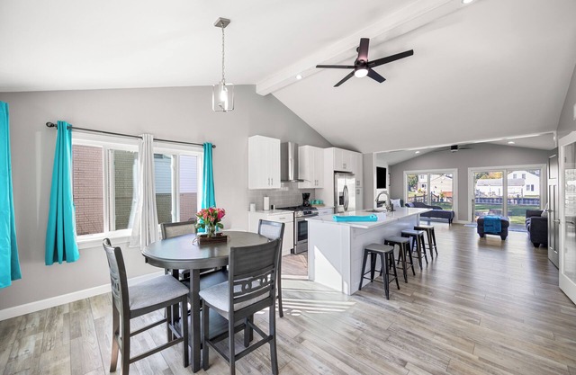 Charming 3-bedroom house on the Canal! Fireplace! Firepit! Pets Welcome!